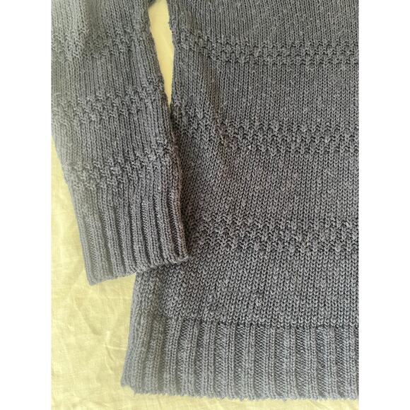 Mossimo Dutti men’s sweater blue linen blend Italian - Picture 2 of 9